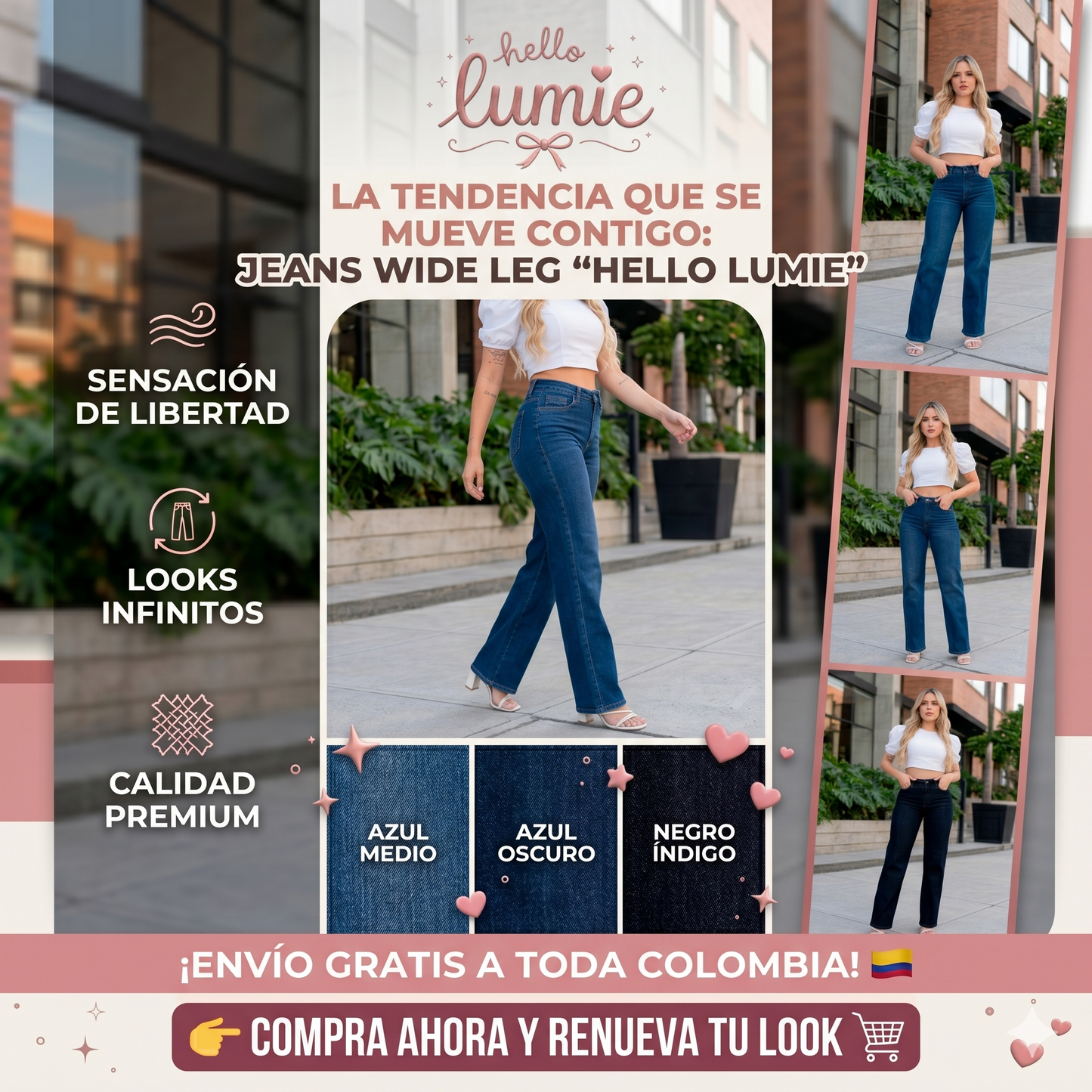 JEANS PALAZZO CLASSIC
