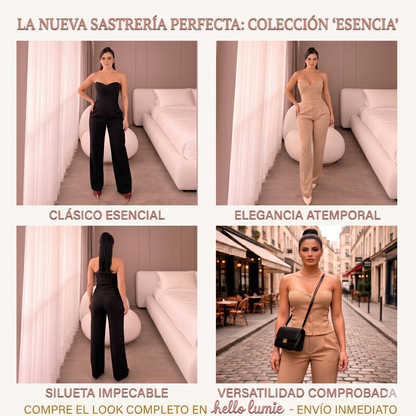 Conjunto chaleco y pantalón GABRIELA