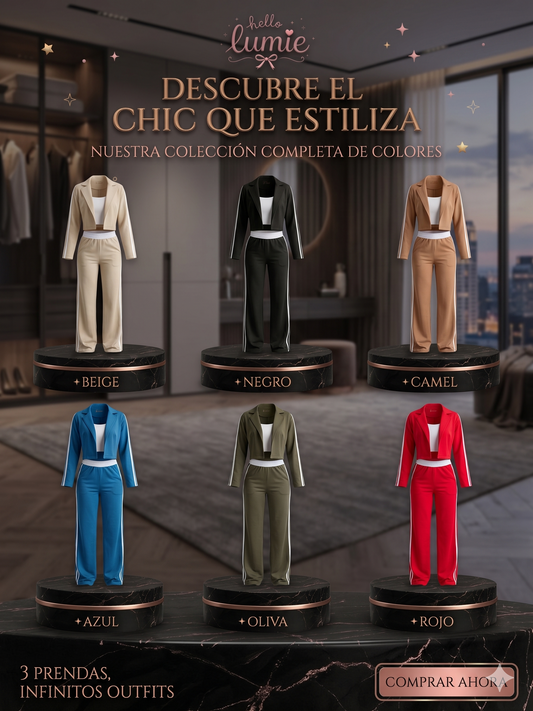 Conjunto Trío Blazer Chic