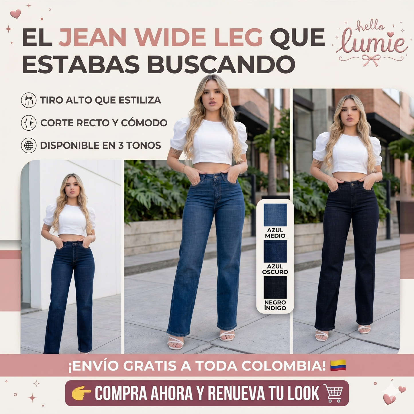 JEANS PALAZZO CLASSIC